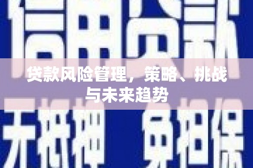 关岭贷款风险管理，策略、挑战与未来趋势