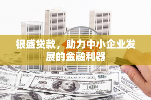 关岭银盛贷款，助力中小企业发展的金融利器