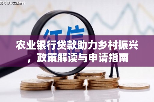 关岭农业银行贷款助力乡村振兴，政策解读与申请指南