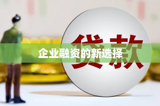 关岭企业融资的新选择