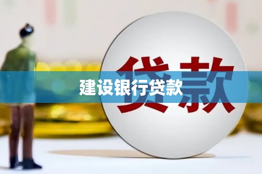 关岭建设银行贷款