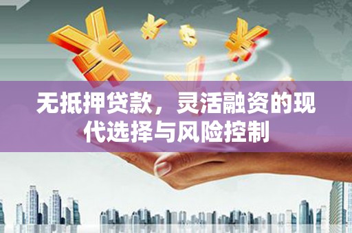 关岭无抵押贷款，灵活融资的现代选择与风险控制