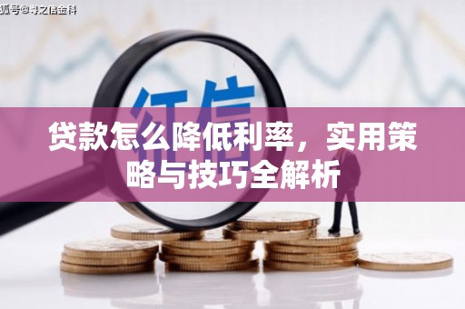 关岭贷款怎么降低利率，实用策略与技巧全解析