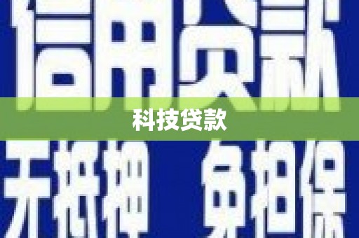 关岭科技贷款