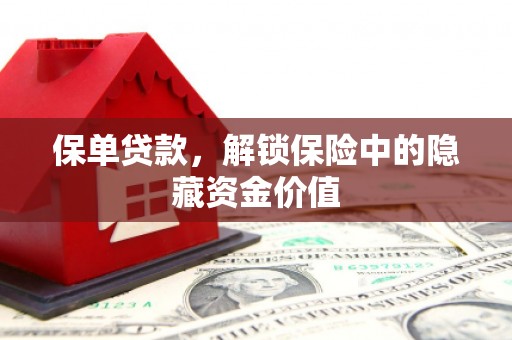 关岭保单贷款，解锁保险中的隐藏资金价值