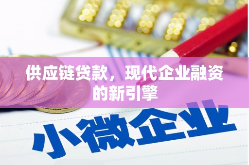 关岭供应链贷款，现代企业融资的新引擎