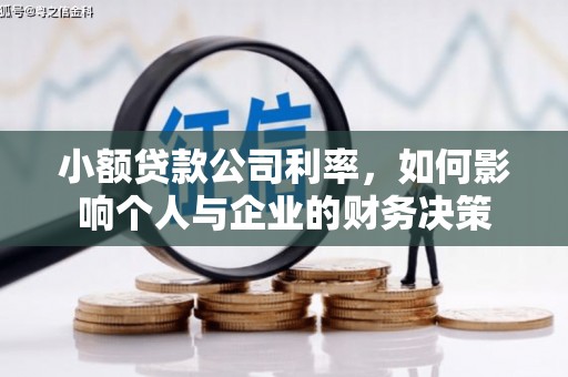 关岭小额贷款公司利率，如何影响个人与企业的财务决策