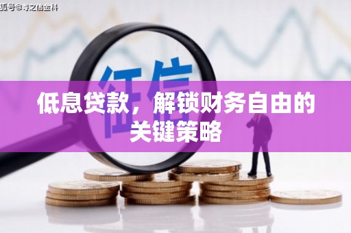 关岭低息贷款，解锁财务自由的关键策略