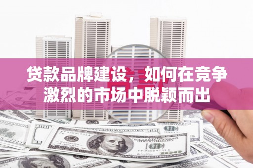 关岭贷款品牌建设，如何在竞争激烈的市场中脱颖而出