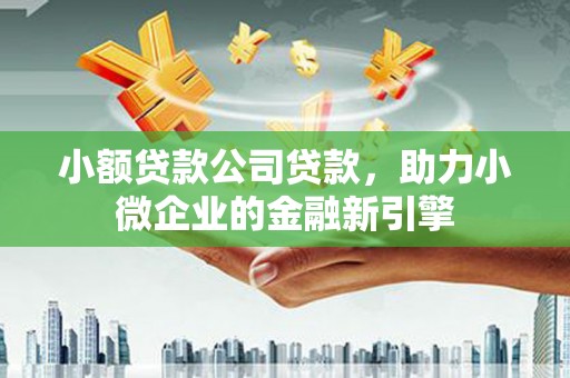 关岭小额贷款公司贷款，助力小微企业的金融新引擎