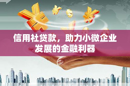 关岭信用社贷款，助力小微企业发展的金融利器