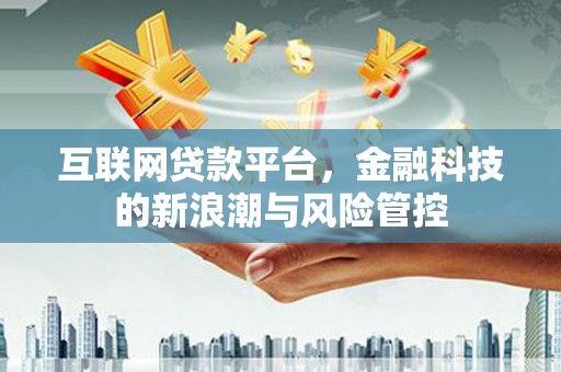 关岭互联网贷款平台，金融科技的新浪潮与风险管控