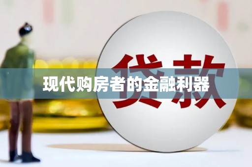 关岭现代购房者的金融利器