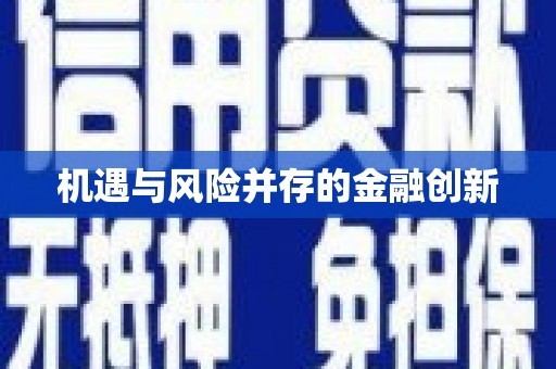 关岭机遇与风险并存的金融创新