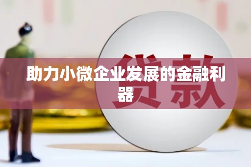关岭助力小微企业发展的金融利器